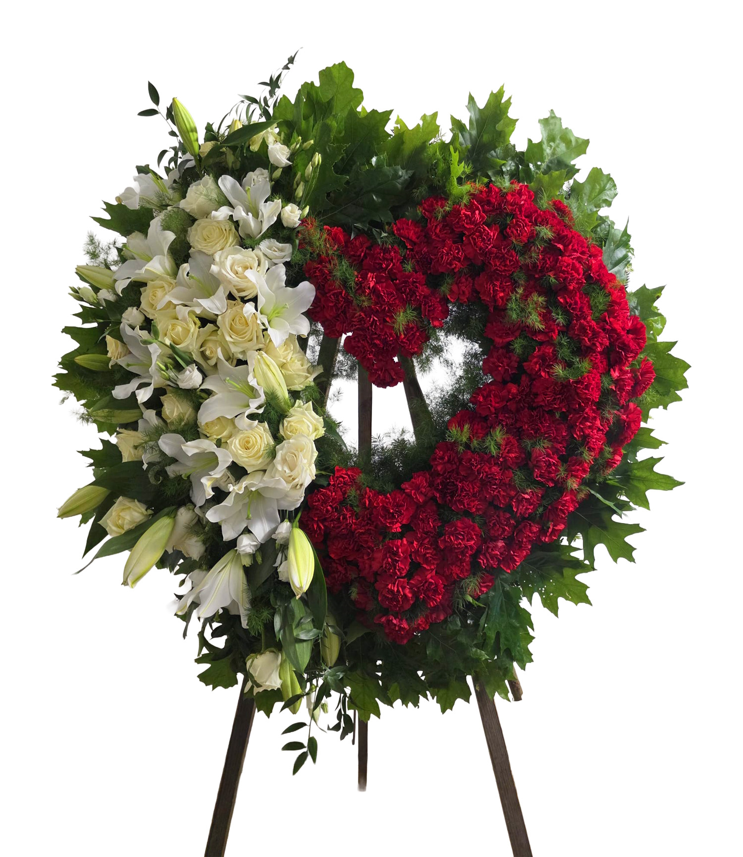 Wieniec pogrzebowy serce