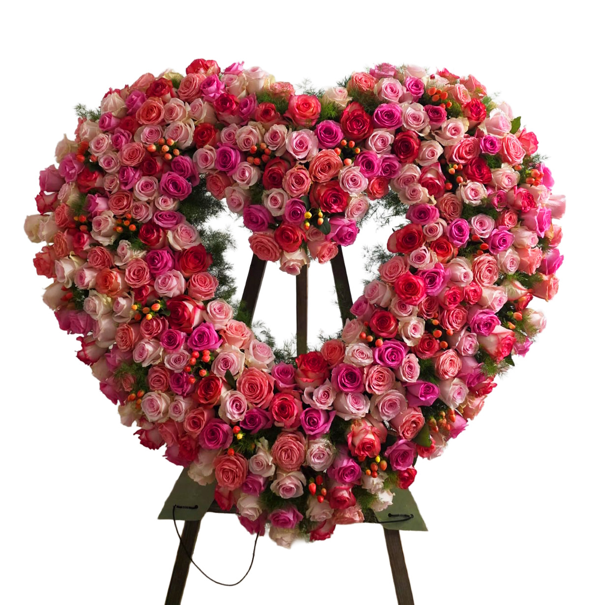 Wieniec pogrzebowy serce