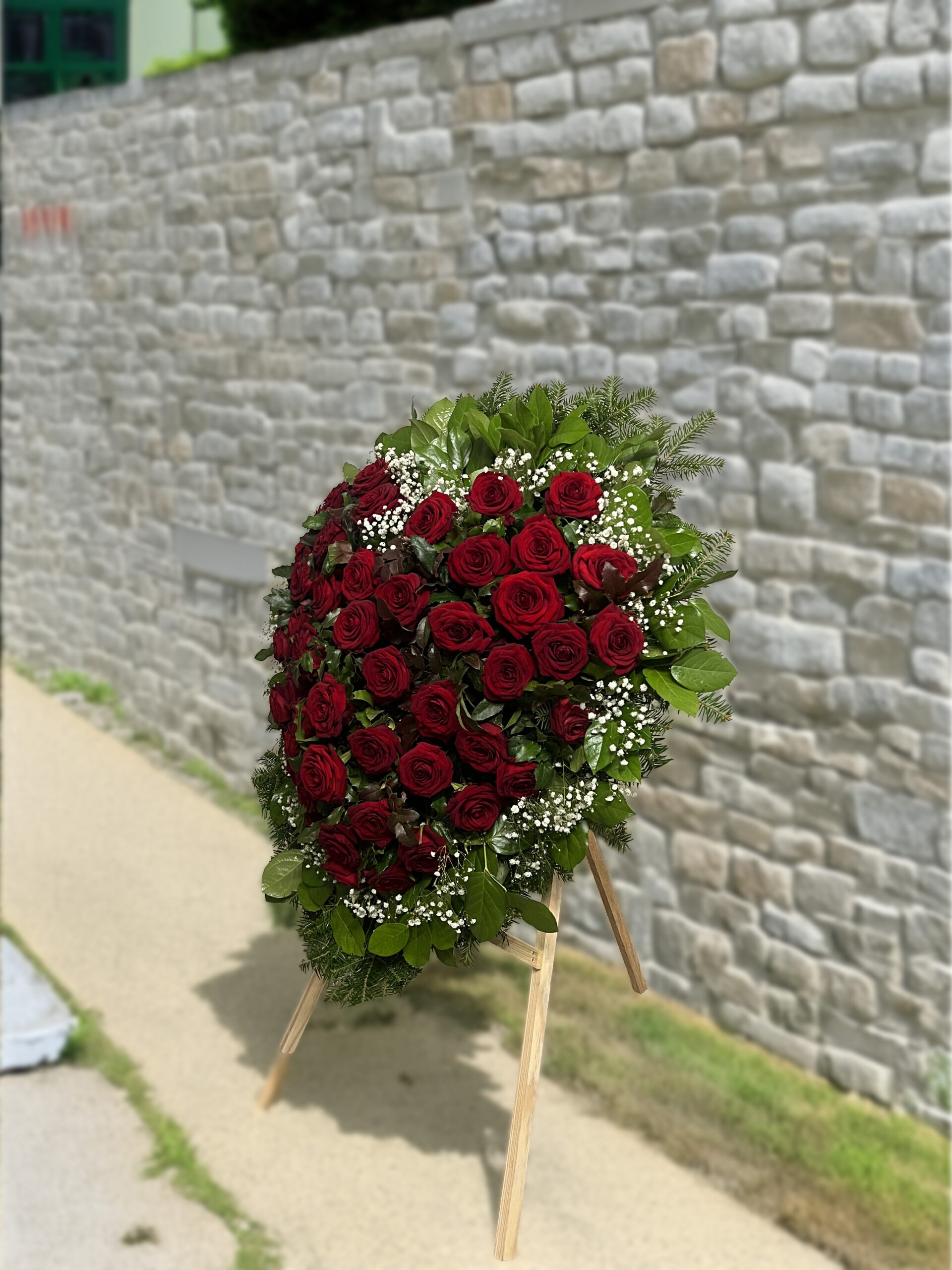 Wieniec pogrzebowy serce - obrazek 2