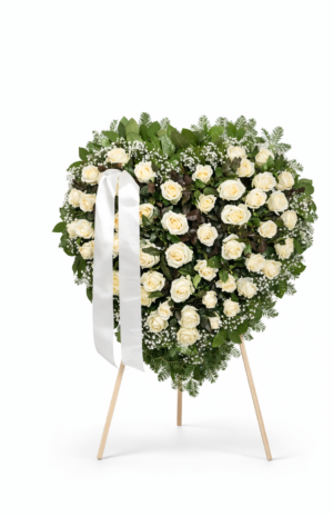 Wieniec pogrzebowy serce